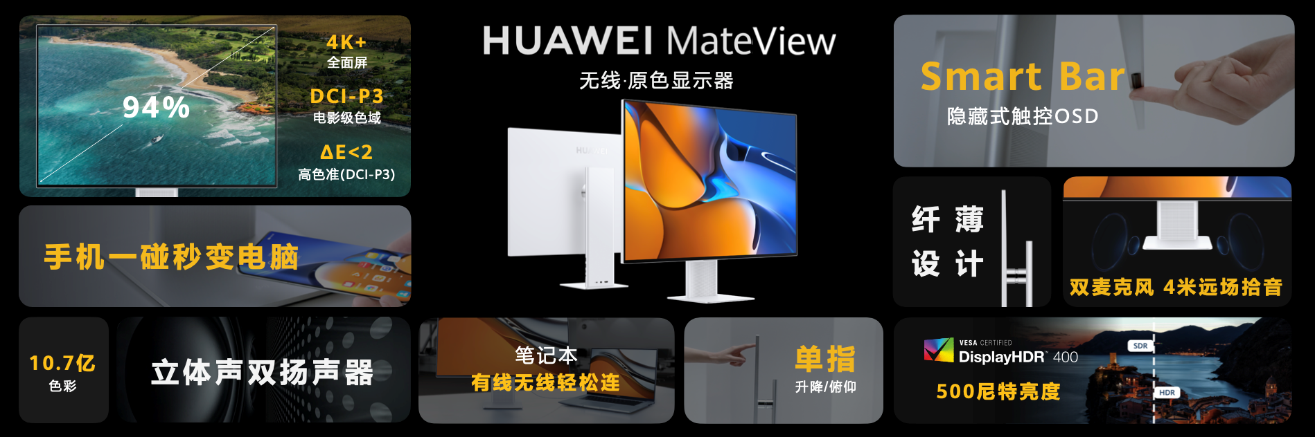 华为新品View：“搅局”显示器，深耕PC产业
